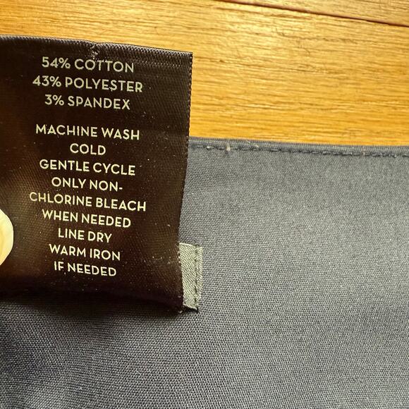 Ann Taylor Curvy Navy Blue Straight Leg Trouser Pants Size 6 Career Office Work - Picture 5 of 7